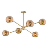 Large Chandeliers Glass Shade by Alora ( 452 | CH548637BGCP Willow ) 