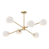Large Chandeliers Glass Shade by Alora ( 452 | CH548637BGOP Willow ) 