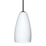 Mini Pendants Glass Down by Besa ( 74 | B-150907-BK Besa Chrissy Pendant ) 