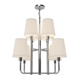 Mid. Chandeliers Candle by Alora ( 452 | CH628830CHOP Plisse ) 