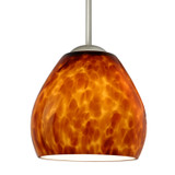 Mini Pendants Glass Down by Besa ( 74 | 1BT-412218-MED-SN Besa Bolla Pendant ) 