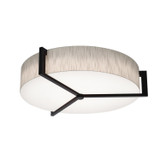 Flush Mounts Drum Shade by AFX Lighting ( 162 | APF2432L5AJUDES-JT-MS Apex ) 