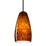 Mini Pendants Glass Down by Besa ( 74 | B-150918-MED-BK Besa Chrissy Pendant ) 