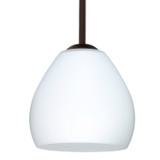 Mini Pendants Glass Down by Besa ( 74 | 1TT-412207-MED-BR Besa Bolla Stem Pendant ) 