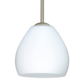 Mini Pendants Glass Down by Besa ( 74 | 1TT-412207-SN Besa Bolla Stem Pendant ) 