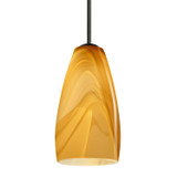 Mini Pendants Glass Down by Besa ( 74 | B-1509HN-MED-BK Besa Chrissy Pendant ) 
