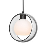 Mini Pendants Glass Down by Besa ( 74 | J-MANACL-BK Besa Mana Pendant ) 