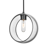 Mini Pendants Glass Down by Besa ( 74 | J-MANACL-BK-NI Besa Mana Pendant ) 