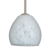 Mini Pendants Glass Down by Besa ( 74 | 1TT-412219-SN Besa Bolla Stem Pendant ) 