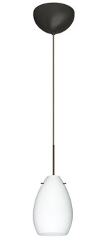 Mini Pendants Glass Down by Besa ( 74 | 1XC-171307-LED-BR Pera ) 