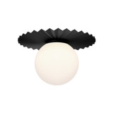 Flush Mounts Glass Down by Alora ( 452 | FM501214MBOP Plume ) 