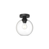 Flush Mounts Glass Down by Alora ( 452 | FM506108MBCL Castilla ) 