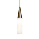 Mini Pendants Glass Down by Besa ( 74 | J-METRO14-BR Besa Metro 14 Pendant ) 