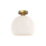 Flush Mounts Glass Down by Alora ( 452 | FM506312AGOP Castilla ) 