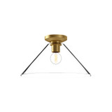 Flush Mounts Cage Style by Alora ( 452 | FM570314BGCL Salem ) 