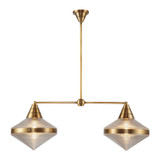 Linear/Island 2 Light Bar by Alora ( 452 | LP348241VBPG Willard ) 