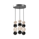 Mini Chandeliers Multi-Port/Cascade by Alora ( 452 | MP321803PN Onyx ) 