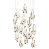 Large Chandeliers Glass Shade by Currey and Company ( 142 | 9000-1036 Glace Collection ) 