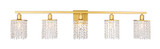 Bathroom Fixtures Five+Lights by Elegant Lighting ( 173 | LD7014BR Phineas ) 
