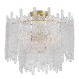 Semi-Flush Mts. Glass Down by Crystorama ( 60 | ACK-920-AG Ackerly ) 