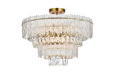 Semi-Flush Mts. Glass Down by Elegant Lighting ( 173 | 1780F25SG Emilia ) 
