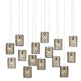Linear/Island 4 Light + by Currey and Company ( 142 | 9000-1051 Regatta Collection ) 