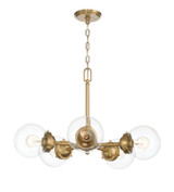Mid. Chandeliers Glass Down by Designers Fountain ( 43 | 95985-BG Knoll ) 