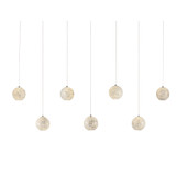 Linear/Island 4 Light + by Currey and Company ( 142 | 9000-1061 Finhorn Collection ) 