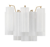 Sconces Empire/Basket by Crystorama ( 60 | ADD-302-AG-WH Addis ) 