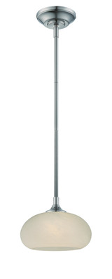 Mini Pendants Glass Down by Designers Fountain ( 43 | LED6318-FS-SP Eco-Gem ) 