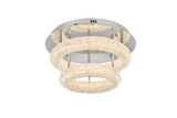 Flush Mounts Ring Shade/Halo by Elegant Lighting ( 173 | 3800F18L2C Bowen ) 