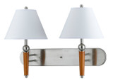 Sconces Double Candle by Cal Lighting ( 225 | LA-60008W2L-1BS Hotel ) 