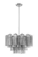 Mid. Chandeliers Glass Down by Crystorama ( 60 | ADD-308-CH-SM Addis ) 