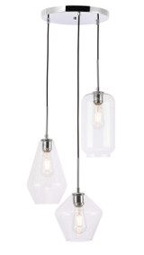 Mini Pendants 3 Light Cluster by Elegant Lighting ( 173 | LD2268C Gene ) 