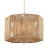 Pendants Drum Shade by Currey and Company ( 142 | 9000-1101 Mereworth Collection ) 