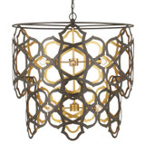 Mid. Chandeliers Metal Shade by Currey and Company ( 142 | 9000-1106 Mauresque Collection ) 