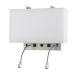 Sconces Drum Shade by Cal Lighting ( 225 | LA-8029W2L-1-BS 60W X 2 Wall Lamp ) 