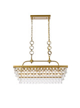 Linear/Island Drum Shade by Elegant Lighting ( 173 | 1219G32BR Nordic ) 