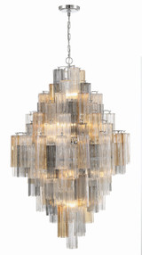 Large Chandeliers Glass Shade by Crystorama ( 60 | ADD-319-CH-AU Addis ) 