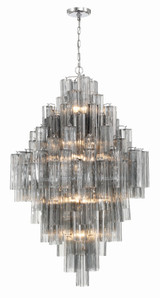 Large Chandeliers Glass Shade by Crystorama ( 60 | ADD-319-CH-SM Addis ) 