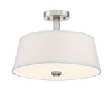 Semi-Flush Mts. Drum Shade by Designers Fountain ( 43 | 88511-SP Studio ) 
