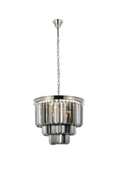 Mid. Chandeliers Drum Shade by Elegant Lighting ( 173 | 1231D20PN-SS/RC Sydney ) 