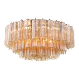 Flush Mounts Glass Down by Crystorama ( 60 | ADD-331-AG-AM Addis ) 