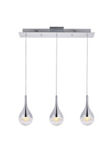 Linear/Island 3 Light Bar by Elegant Lighting ( 173 | 3803D24C Amherst ) 