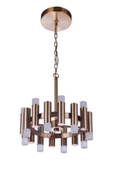 Mini Chandeliers Glass Shade by Craftmade ( 46 | 57516-SB-LED Simple Lux ) 
