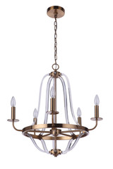 Mid. Chandeliers Candle by Craftmade ( 46 | 57725-SB Graclyn ) 