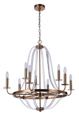 Mid. Chandeliers Candle by Craftmade ( 46 | 57729-SB Graclyn ) 
