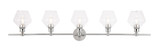 Bathroom Fixtures Five+Lights by Elegant Lighting ( 173 | LD2324C Gene ) 