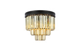 Flush Mounts Glass Down by Elegant Lighting ( 173 | 1231F20MB-GT/RC Sydney ) 
