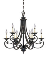 Mid. Chandeliers Candle by Designers Fountain ( 43 | 9039-NI Barcelona ) 